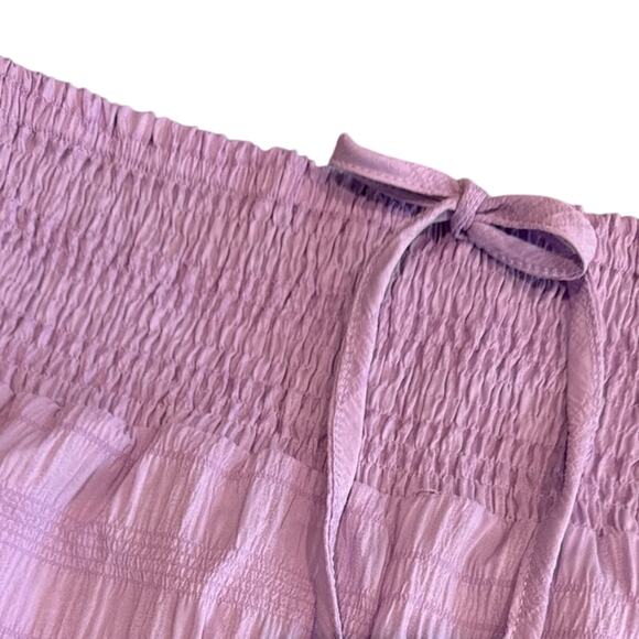 MSRP $89 NWOT Anthropologie top & Boutique Smocked Bermuda Short Style Size M - Picture 5 of 10